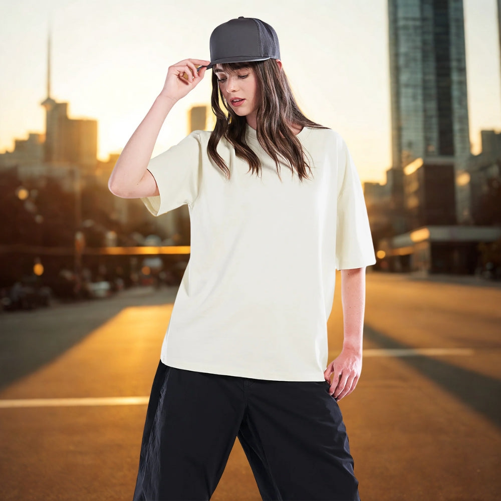 Heavyweight Drop Shoulder Cotton T-Shirt Vendor