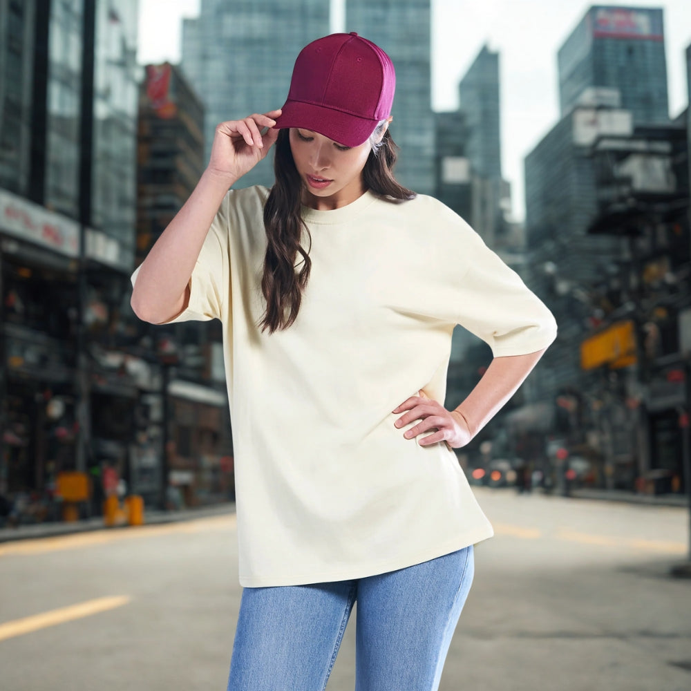 Heavyweight Drop Shoulder Cotton T-Shirt Vendor